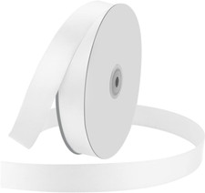 1" Wide X 100 Yards Single Face Polyester Satin Ribbon, Satin Ribbon for Crafts,