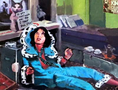 'When Mick JAGGER Was High His Cat Talked Back' mid-century-modern-KATA BILLUPS