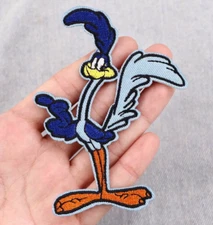 Looney Tunes WB - Road Runner Cartoon Character Figure Embroidered Iron On Patch