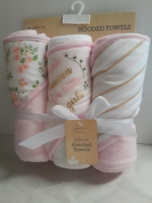 modern baby hooded towels microfiber
