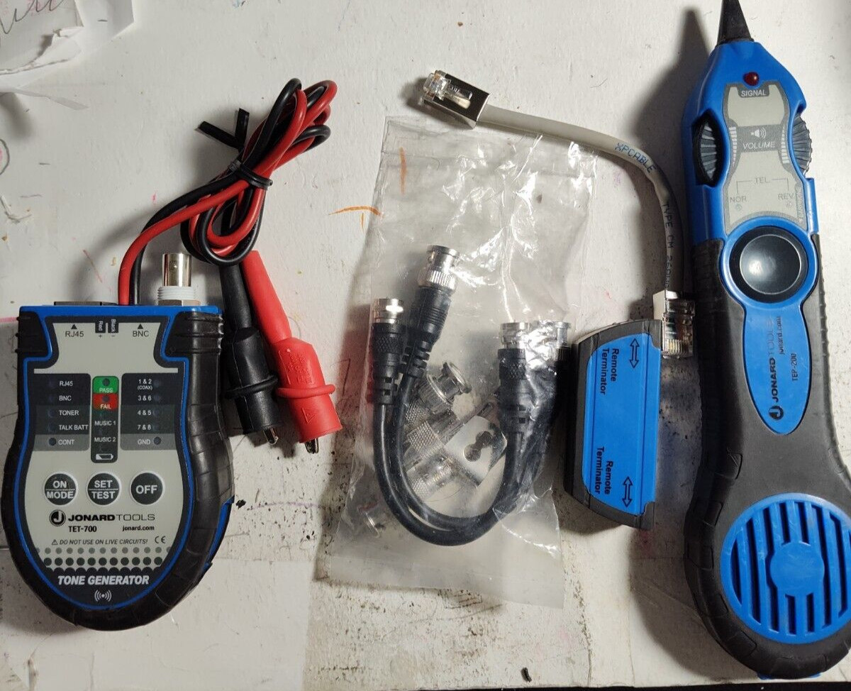 Jonard Tools Tetp-901 Cable Tester Tone And Probe Kit