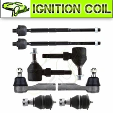 Fits 02-06 Nissan Sentra 1.8L Only 8pcs Front Tie Rods & Sway Bar Ends Link Kit