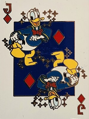 Disney WDW Donald Duck Jack of Diamonds LE 1000 Surprise Pin
