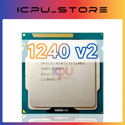 Intel Xeon E3-1240 V2 LGA1155 8M Cache 3.40 GHz SR0P5 CPU Processor