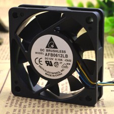 DELTA 6015 6CM AFB0612LB 12V 0.10A 4-wire PWM Chassis Industrial Cooling Fan