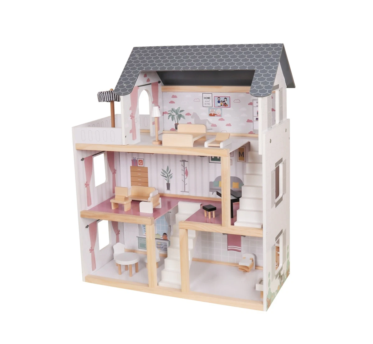 Doll House Stock Illustration - Download Image Now - Dollhouse