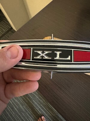 NOS 1968 FORD GALAXIE CONVERTIBLE 500 XL QUARTERPANEL EMBLEM C8AZ