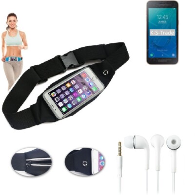 Jogging Hüfttasche für Samsung Galaxy J2 Core 2020 + headphones Bauchtasche ru
