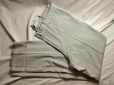 Men 1764 Golf Signature Light Gray Polyester Spandex Birdie Pants 38x32 New  RARE