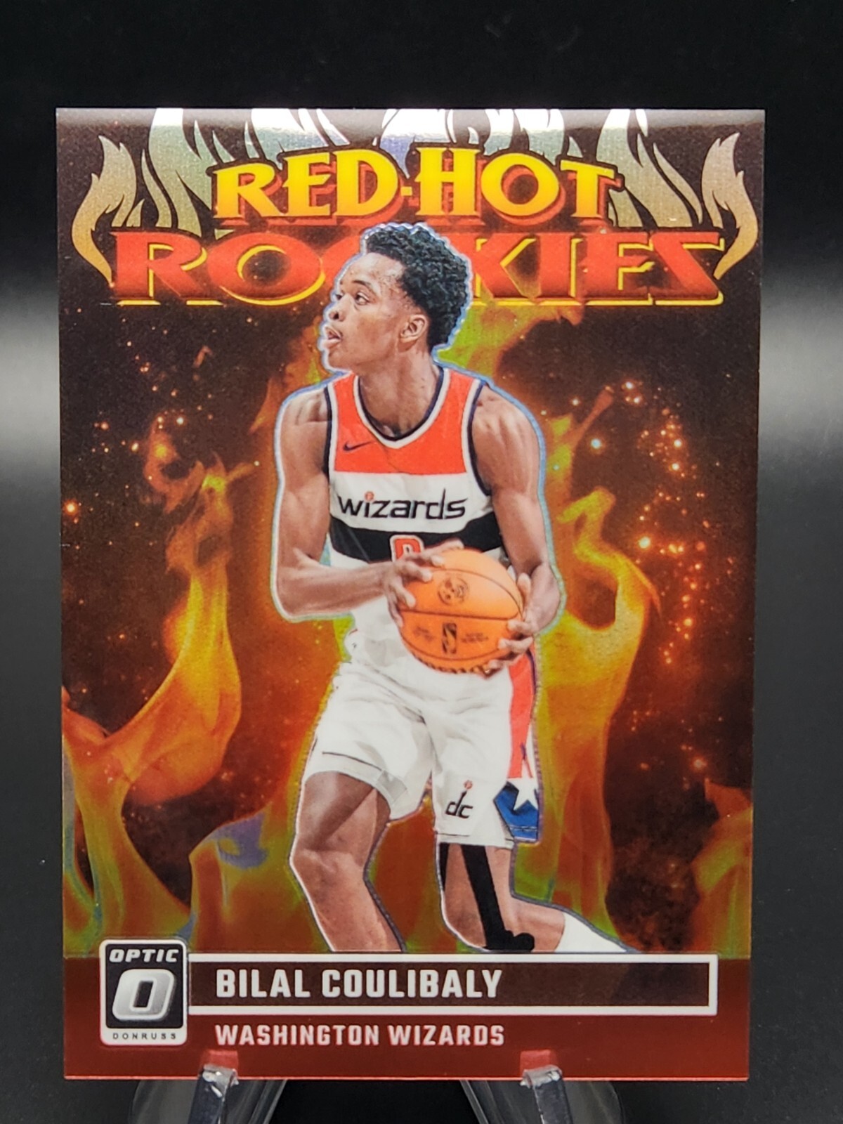 Bilal Coulibaly 2023-24 Panini Donruss Optic Red Hot Rookies Red #62/99