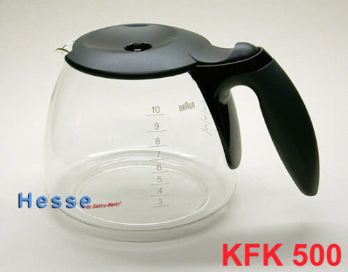 Braun Ersatzkanne KFK500 AX13210012 Café House 10-Tassen, schwarz - Bild 1 von 1