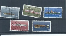 Berlin West Germany stamps.  1975 Berlin Pleasure Craft used (AD759)