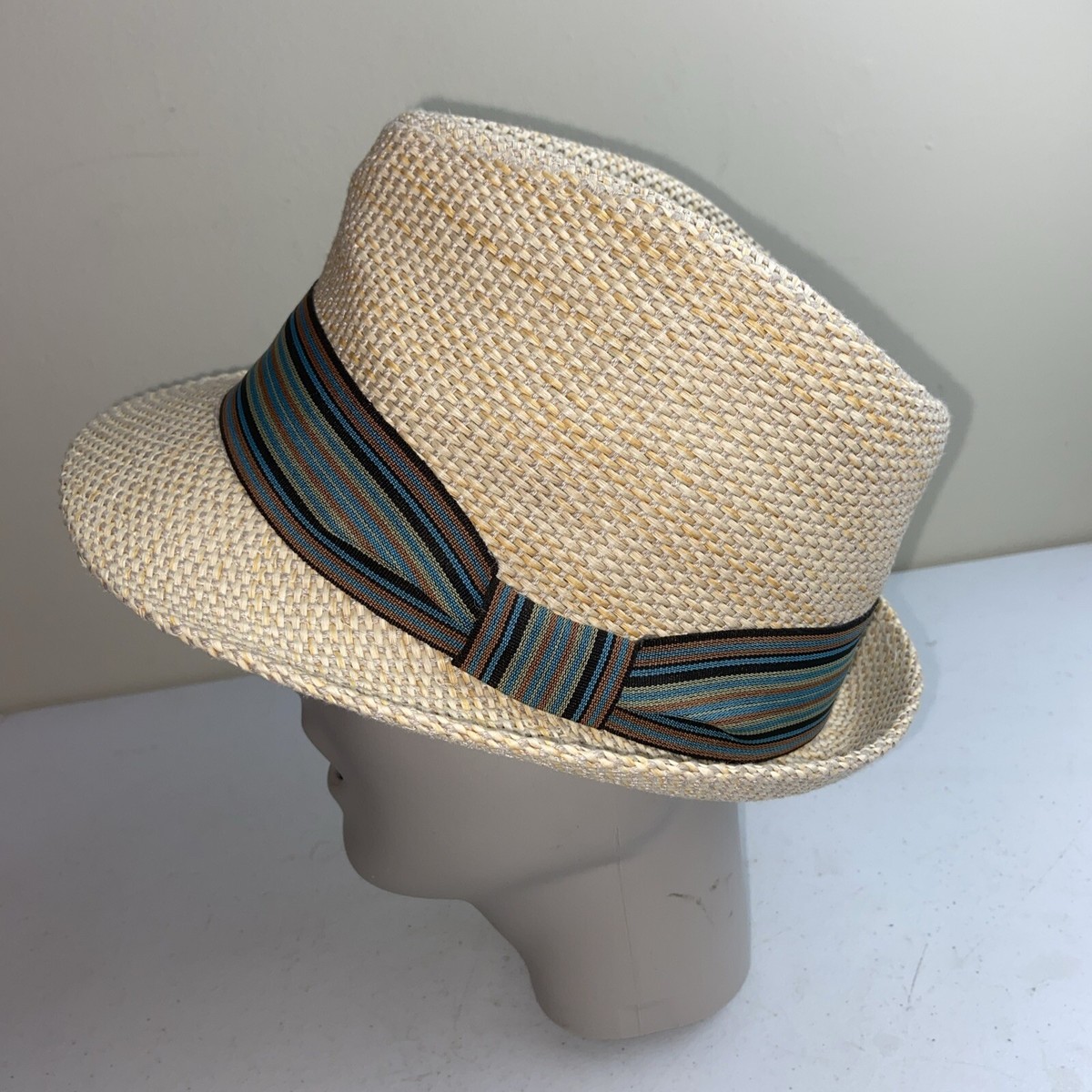 Kenny K. Fedora Hat Mens Size Medium 100% Paper Classic 