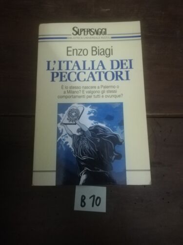 Enzo Biagi L'ITALIA DEI PECCATORI  - Afbeelding 1 van 1