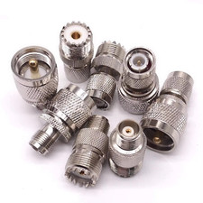 1pc Adapter UHF PL259 SO239 To TNC Male Plug  Female Jack RF Coaxial Connector