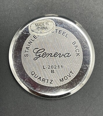 Vintage Geneva Stainless Steel Case Back L-20211 43mm Diameter