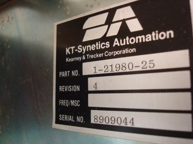 USED Kearney & Trecker 1-21980-25 Slot Rack Chassis Module - Image 4 of 4