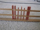 Elastolin Fence Germany Corral Cowboy Cow Horse Western c1930 3 Gates — photo 4
