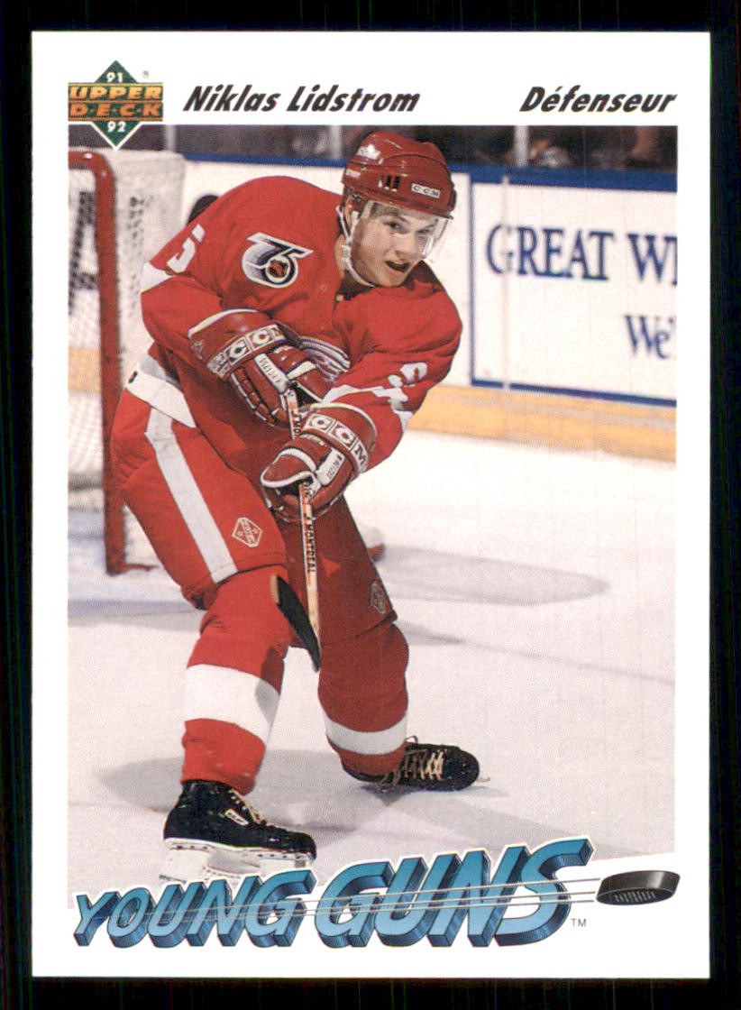 1991-92 Upper Deck French #587 Nicklas Lidstrom