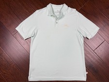 Tommy Bahama Men's Supima The Emfielder IslandZone Polo Ice Blue Size M