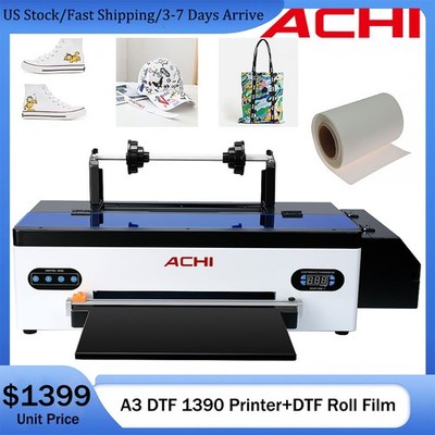 A3 DTF Printer Roll Design Flatbed Heat Transfer  R1390 Nozzle Direct to Film