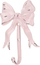 1 Pcs Pink Bow Wall Hook Iron Decorative Towel Coat Hanger