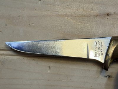 Vintage Kershaw 1029 Field & Stream Knife Kai Japan 8A Stainless
