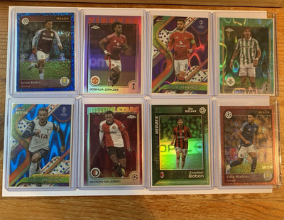 Topps/Panini UEFA Fußball Sammelkarten Lot 13 Karten