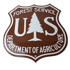 Vintage Forest Service Sign - Agricultural National Park Porcelain Gas Pump Sign