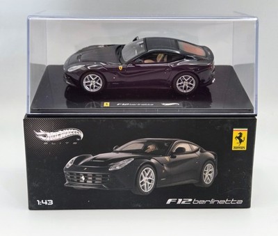 2012 Hot Wheels Elite FERRARI F12 BERLINETTA Dark Blue 1/43