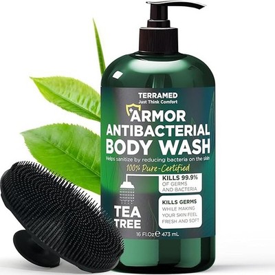 Antibacterial Body Wash with Tea Tree Oil | Antibacterial Soap for Men & Women