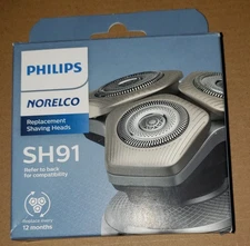 	Philips Norelco Genuine SH91/52 Replacement Shaving Heads Compatible w/others