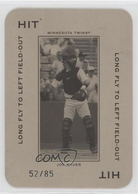 2005 Donruss Throwback Threads Polo Grounds 52/85 Joe Mauer #PG-81 HOF s5j