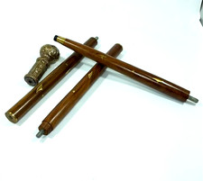 New Solid Antique Solid Brass Handle Wooden Walking Stick Cane Vintage Designer