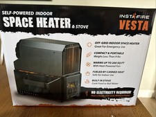 VESTA Self-Powered Camping Heater Stove Compact Portable Off-Grid Indoor Outdoor