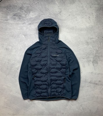 Peak Performance Argon Hybrid Hood Jacket Men L Blue Outdoor Insulated