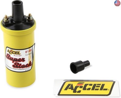 ACCEL (ACC 8140) Performance Universal SuperStock Coil , Yellow