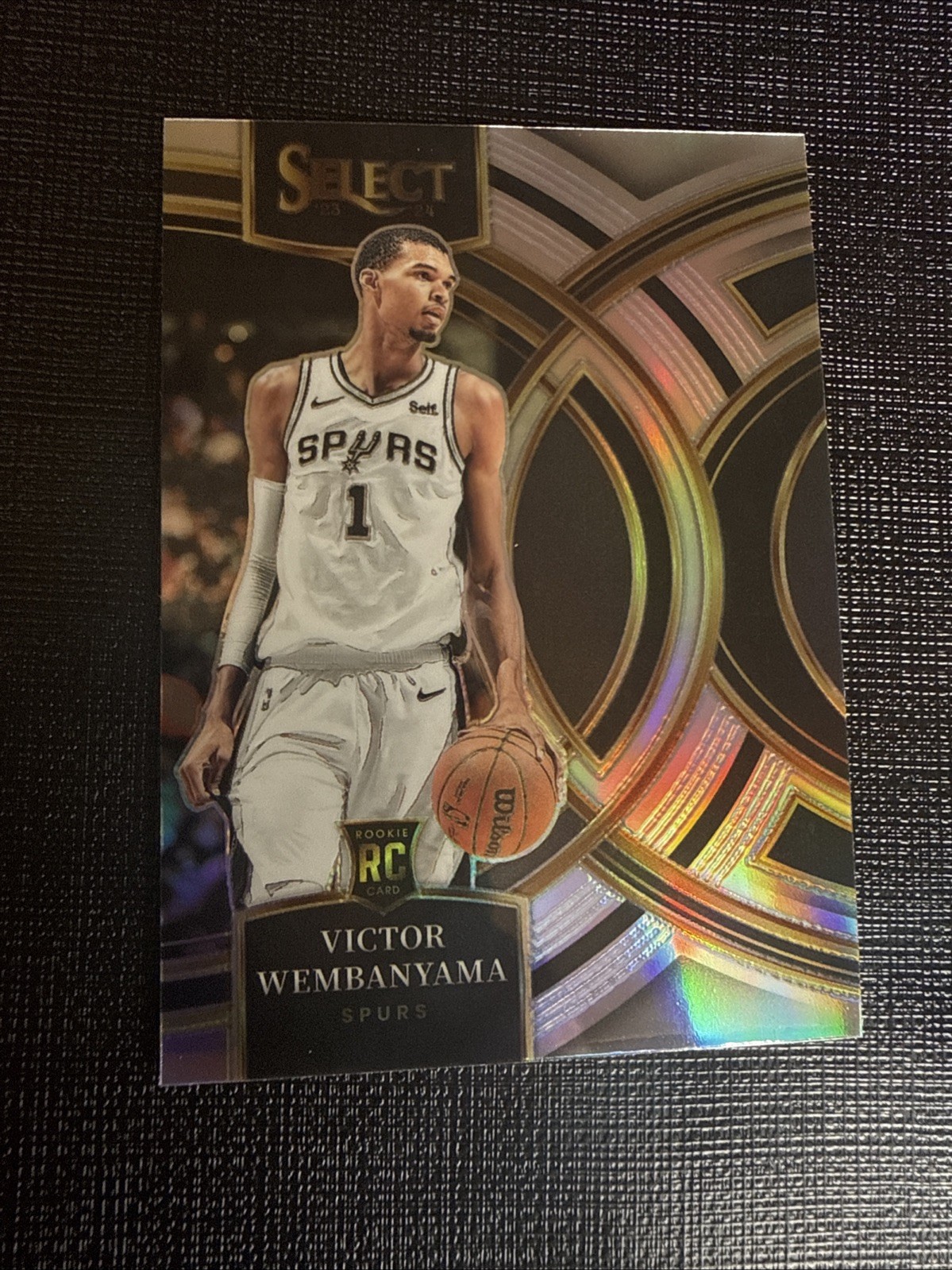 2023-24 Panini Select - Premier Level Victor Wembanyama #121 Silver Prizm (RC)