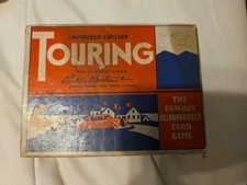 Vintage Touring Card Game Improved Edition Parker Brothers Automobile Game 1930s