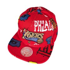 Philadelphia 76ers NBA Mitchell & Ness Sticker Pack Snapback Hat Cap