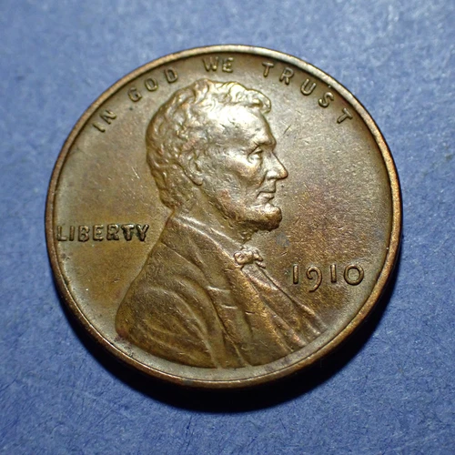 1910 Lincoln cent  XF/AU