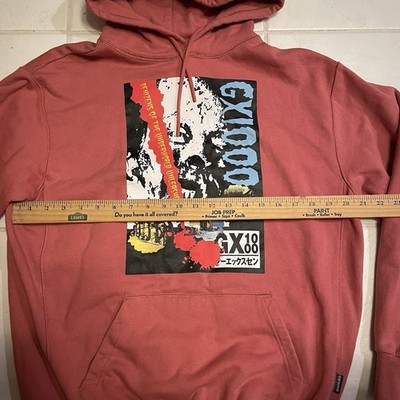 GX1000 Denzins Hood S Hoodie Rose Horror Terrifier Skater RACK | eBay