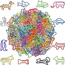 Cute Paper Clips Animal Shaped, Decorative Paperclips, 120 Pcs Pack