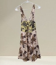 Free People Baby Doll Cutout Floral Dress Womens Size Medium