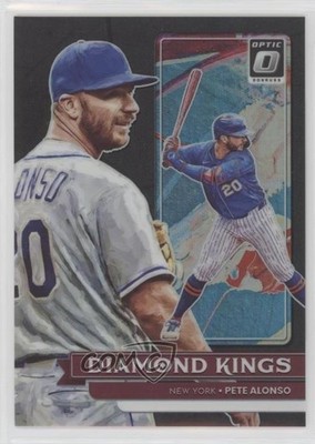 2022 Panini Donruss Optic Diamond Kings Black Prizm /25 Pete Alonso #18 lz7