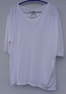 Blusenshirt, Kurzarmshirt, Basics, Farbe Weiß, Gr. L, Marke ** ch DEHA **