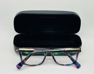 Coach HC6065  5288 Confetti Purple Eyeglasses Frames 51-17-135