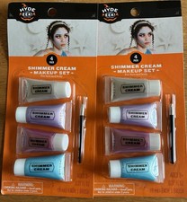 Lot of 2 Hyde and Eek Halloween Shimmer Cream Makeup Sets Party Dance Fun