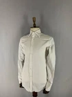 Gucci Mens Casual Shirt Size 40 White Cotton Stretch Long Sleeve Button Up