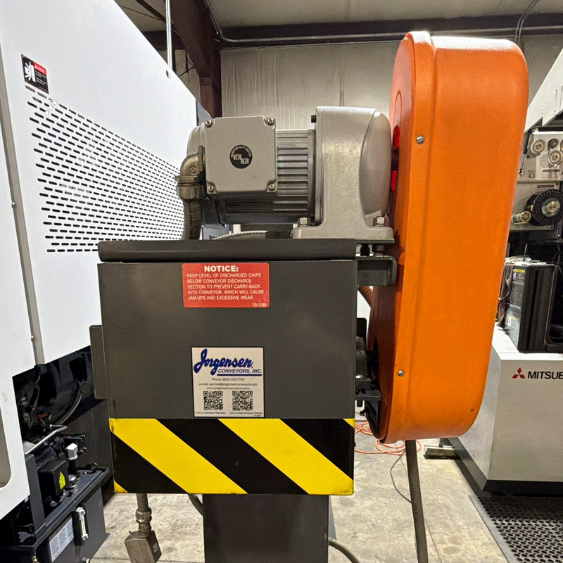 Jorgensen Conveyors, Inc. Hinged Steel Belt Chip Conveyor Assembly